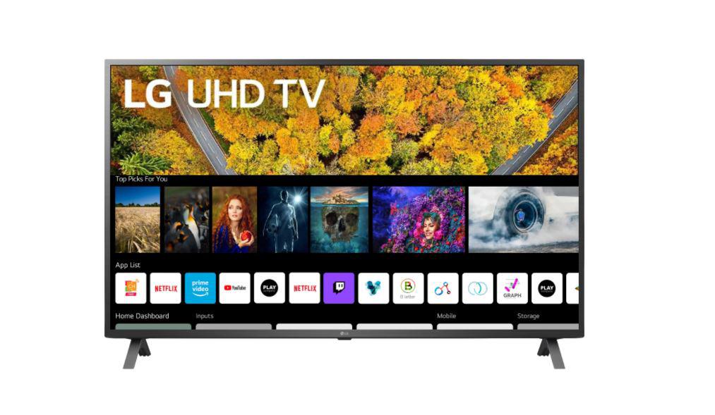 LED TV LG, 164 cm/ 65 inch, Smart TV | Internet TV, ecran plat, rezolutie 4K UHD 3840 x 2160, boxe 20 W, "65UP75003LF" (timbru verde 15 lei)