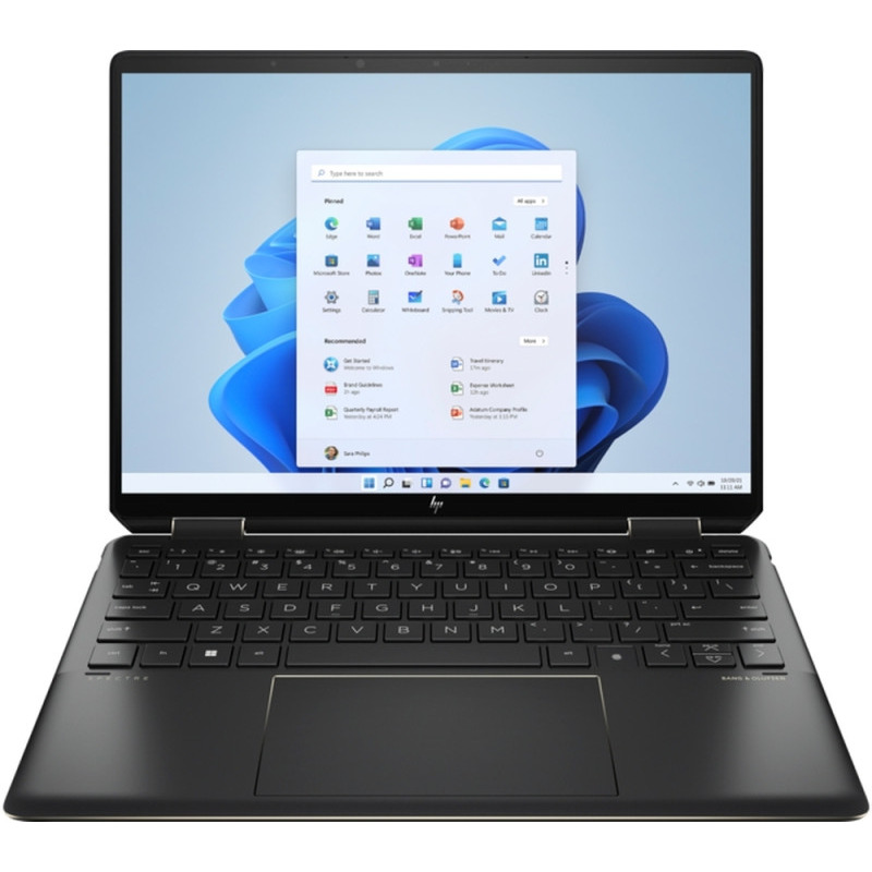 HP Spectre x360 14-ef0027nn Intel Core i7-1255U 13.5inch WUXGA Touch 16GB 1TB PCIe Intel Iris Xe FPR W11H Nightfall Black "6M3F8EA#ABB" ((timbru verde 3.5 lei)