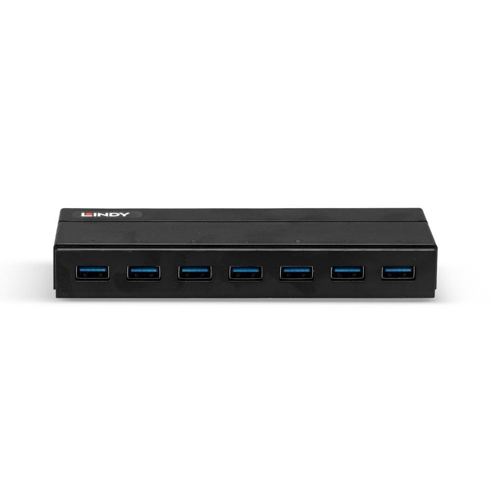 Charging Hub Lindy 7 Port USB 3.1, negru, "LY-43228" (timbru verde 0.18 lei)