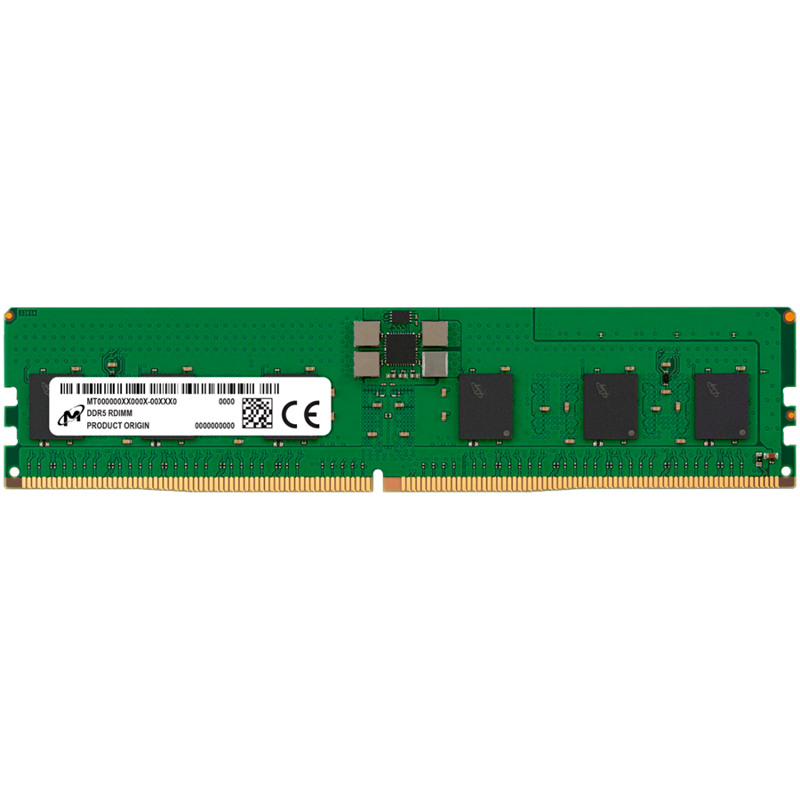 Micron DDR5 RDIMM 16GB 1Rx8 4800 CL40 (16Gbit) (Single Pack), EAN: 649528937025 "MTC10F1084S1RC48BR"