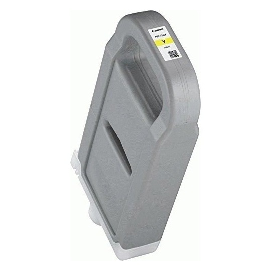 Cartus Cerneala Original Canon Yellow, PFI-710Y, pentru IPF TX-2000|TX-3000|TX-4000, 700ml, (timbru verde 0.15 lei),NOPP, "2357C001AA"