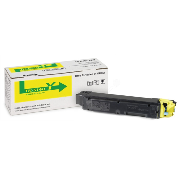 Toner Original Kyocera Yellow, TK-5140Y, pentru ECOSYS P6130|M6x30, 5K, (timbru verde 1.2 lei) , "TK-5140Y"