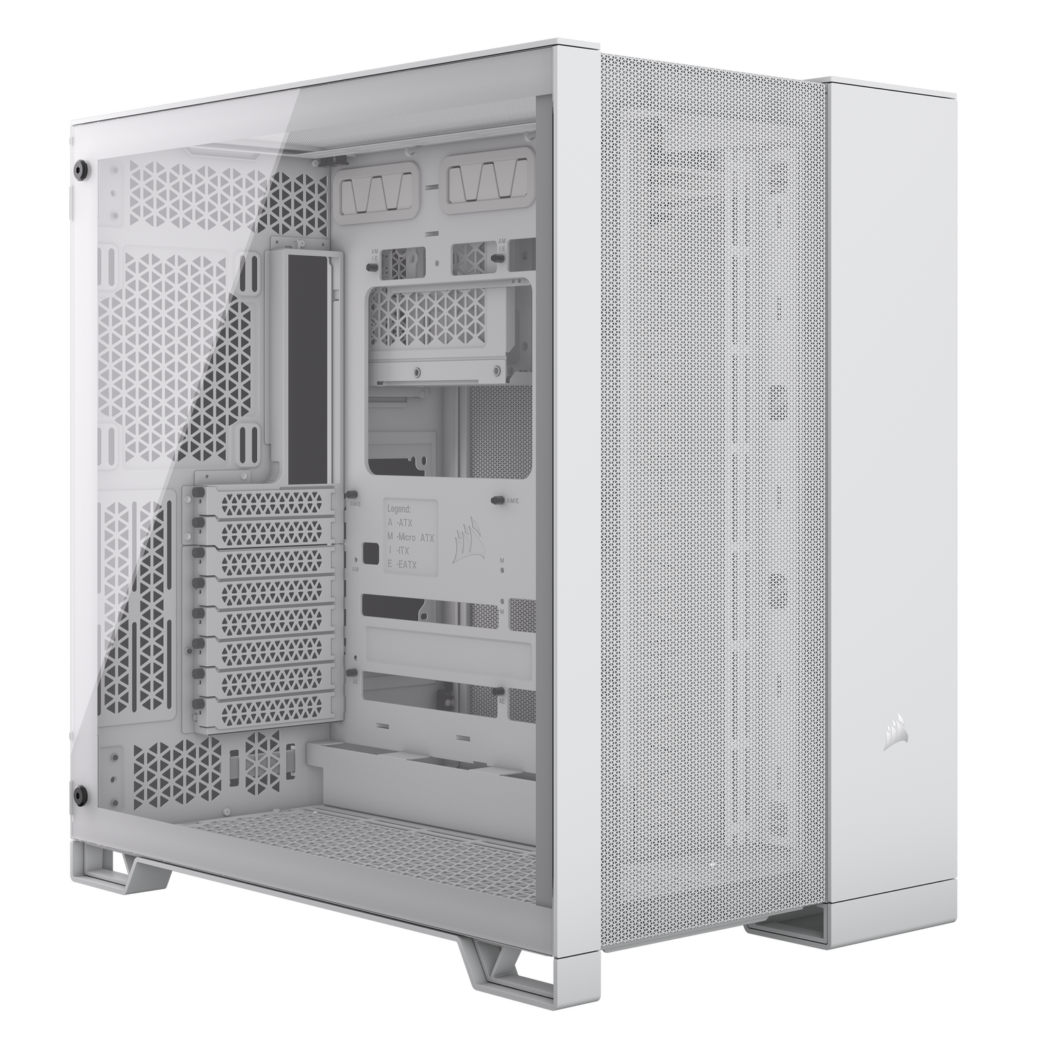 Carcasa Corsair 6500D Airflow Midi-Tower, Tempered Glass - weiß "CC-9011260-WW" (timbru verde 0.16 lei)
