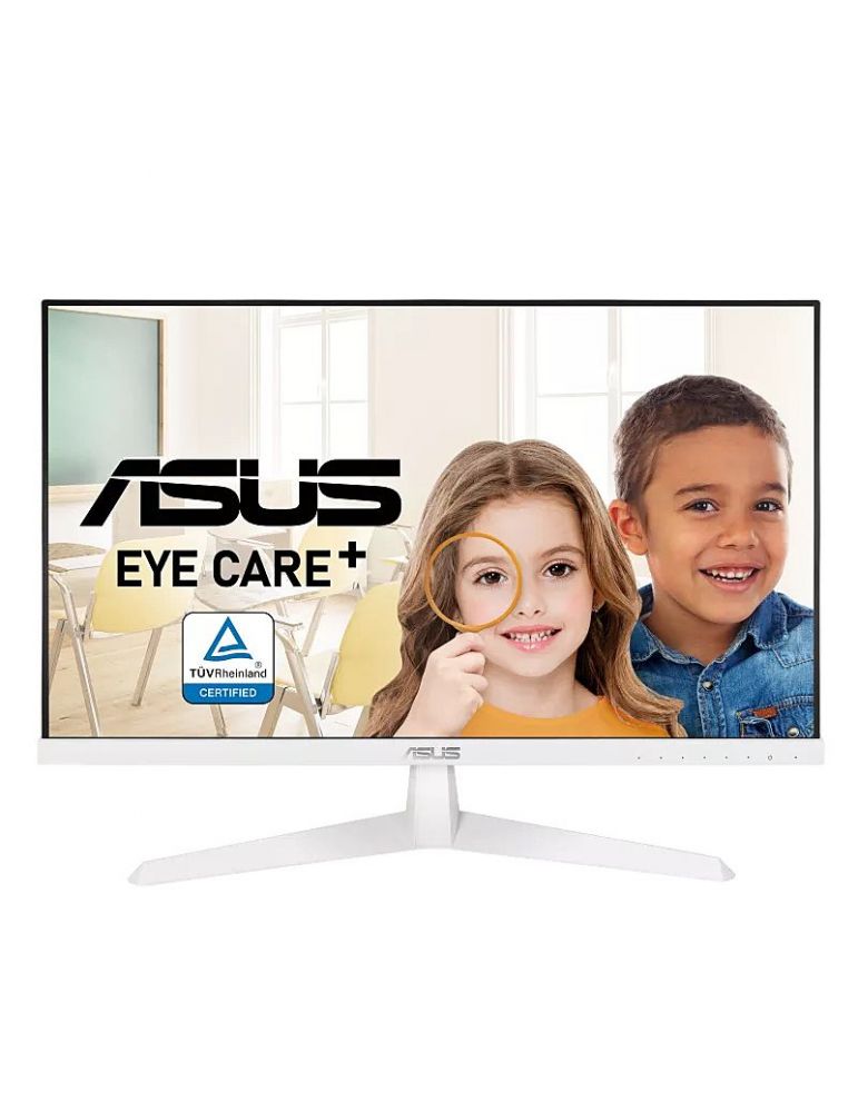 ASUS VY249HE-W 23.8inch IPS WLED FHD 16:9 75Hz 250cd/m2 1ms D-Sub HDMI White "90LM06A4-B02A70" (timbru verde 7 lei)