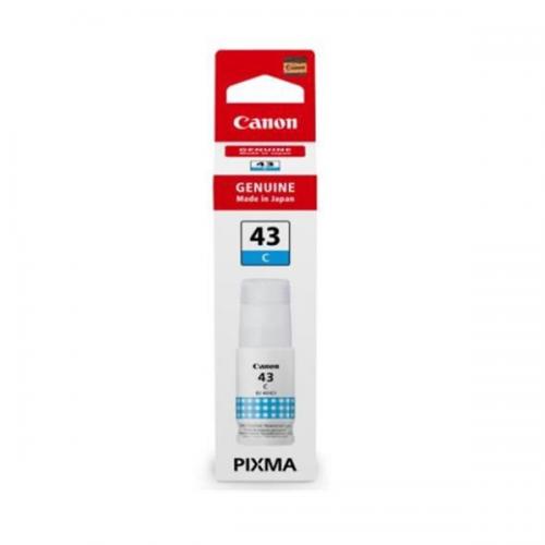 Cartus Cerneala Original Canon Cyan, GI-43C, pentru Pixma G540|G640, 3.7K, (timbru verde 0.15 lei), "4672C001AA"