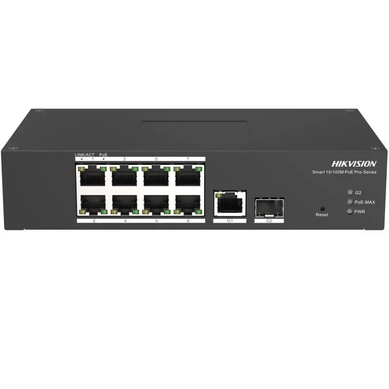 SWITCH 8PORTURI 110W 5.6 GB SMARTMANAGED "DS-3T1310P-SI/HS" (timbru verde 2 lei)
