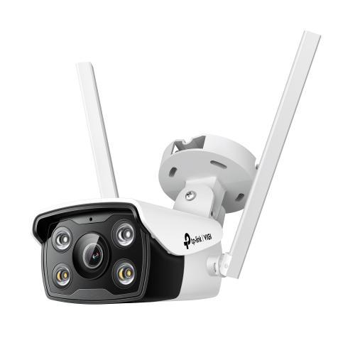 CAMERA IP TP-LINK VIGI, bullet, pt. exterior, dist. IR 30 m, tip lentila fixa 4 mm, 4 Mpx, wireless IEEE 802.11b/g/n, carcasa plastic, POE, "VIGI C340-W(4mm)" (timbru verde 0.8 lei)
