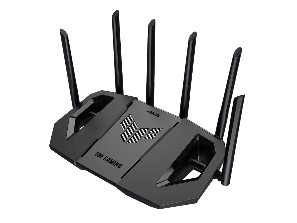 ASUS TUF Gaming BE9400 Tri Band WiFi 7 802.11be Extendable Gaming Router "TUF-BE9400" - imagine 5