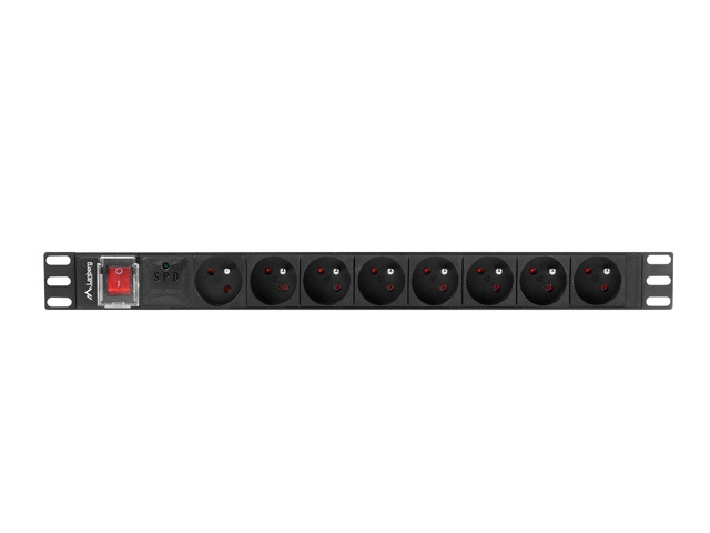 Unitate alimentare PDU 19", 8 prize ng "PDU-08E-0200-BK" (timbru verde 0.8 lei)