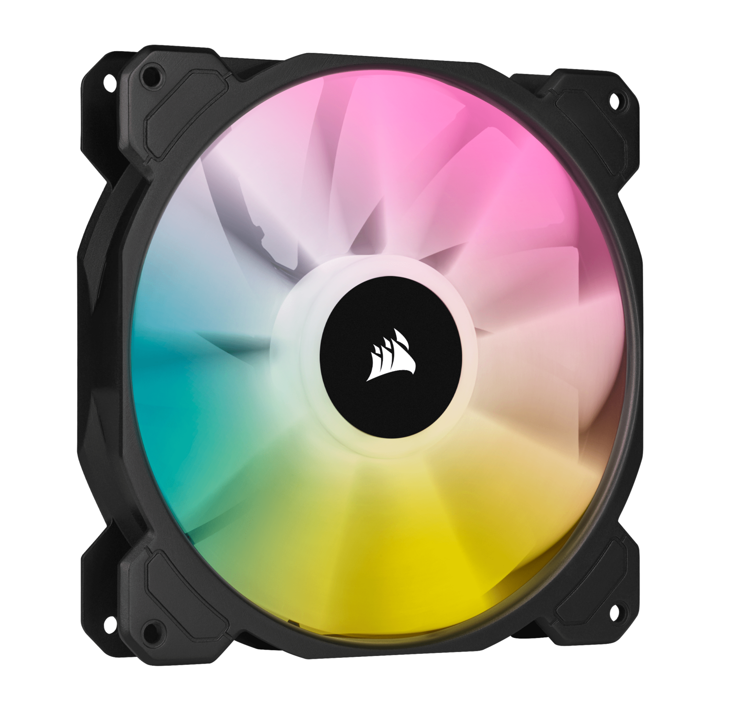 VENTILATOR Corsair, pt carcasa PC, 140 mm, 1200 rpm, LED RGB, 1 ventilator, "CO-9050110-WW"