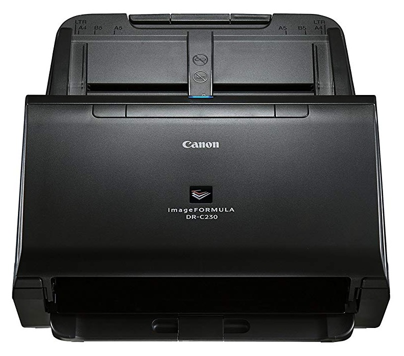 SCANNER CANON DRC230, A4, tip sheetfed, duplex, viteza de scanare: Alb-negru : 30 ppm/60ipm, Color: 30ppm/60ipm, rez. optica 600dpi, senzor CIS, alimentator 60 coli, "2646C003AA" (timbru verde 4 lei)