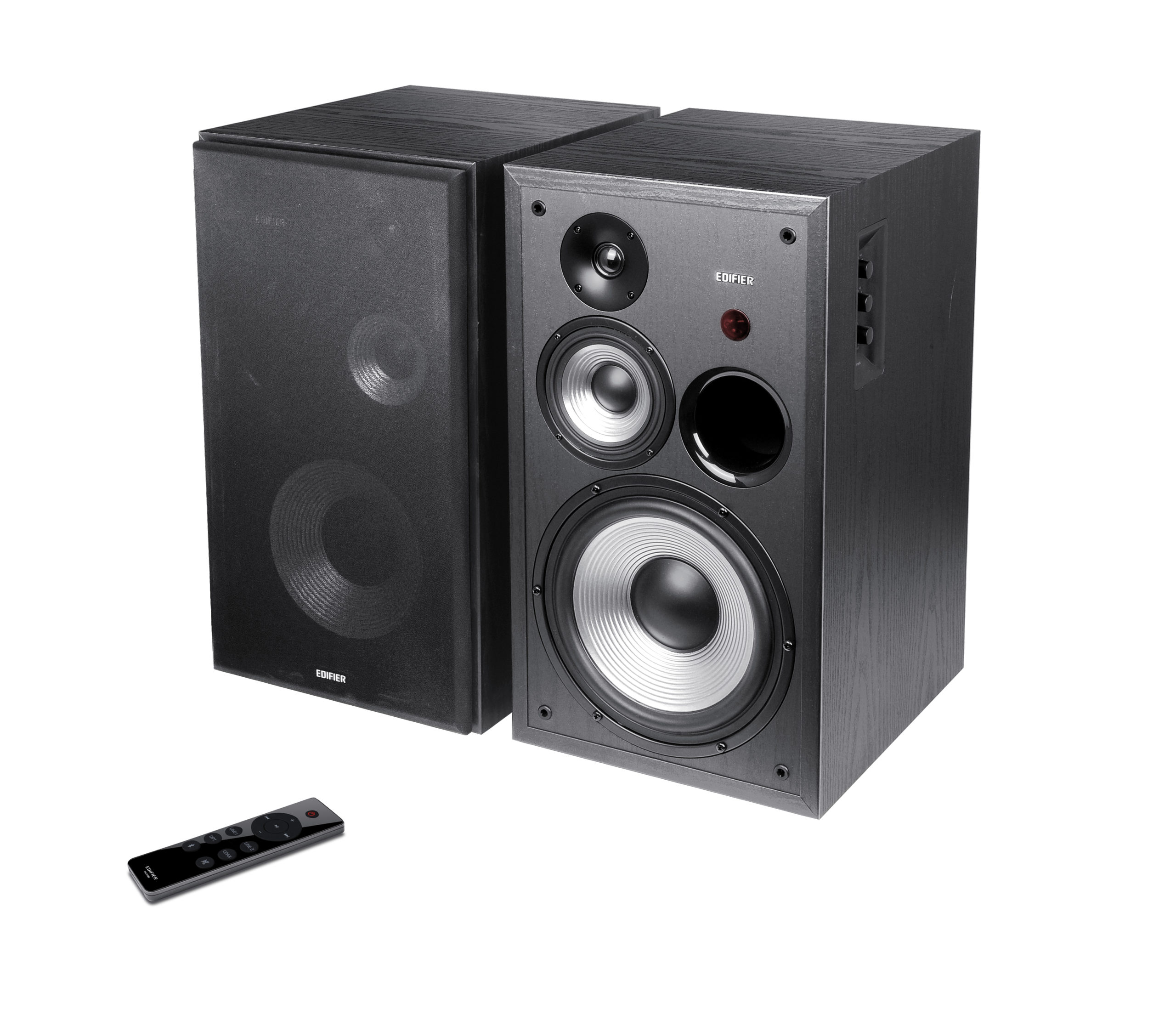 BOXE EDIFIER 2.0, RMS: 150W (2 x 14W, 2 x 16W, 2 x 45W), bluetooth 5.1, telecomanda wireless, volum, bass, treble, black,"R2850DB-BK" (timbru verde 11.00 lei)