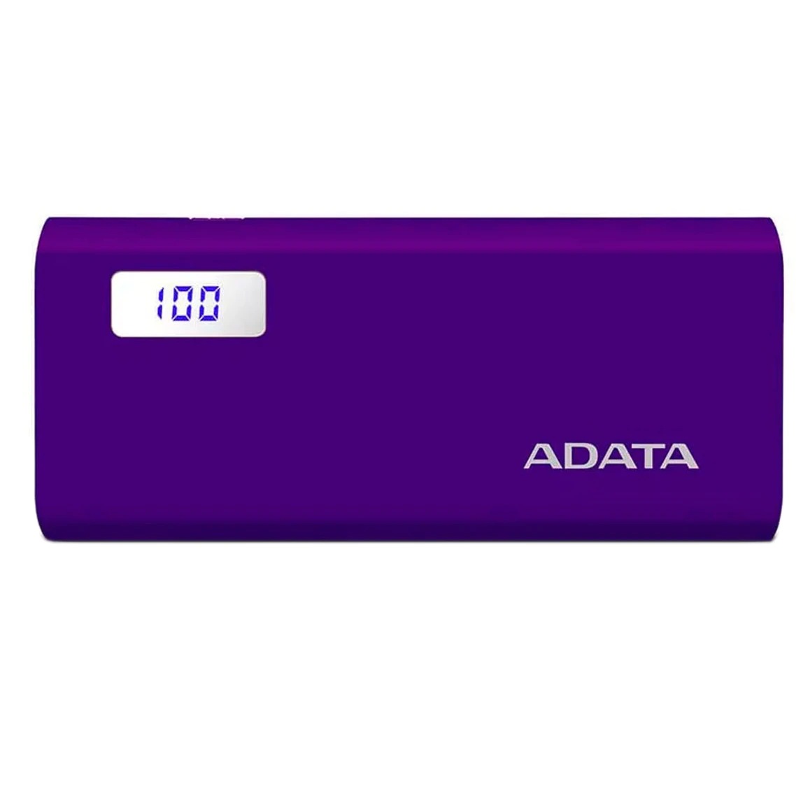 POWER BANK ADATA 12500mAh, 2 x USB, digital display pt. status baterie, P12500D 12.500 mAh, 2.1A out, purple, "AP12500D-DGT-5V-CPU" (timbru verde 0.98 lei)