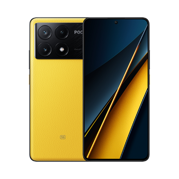 Smartphone POCO X6 Pro 512GB 12GB RAM 5G Dual SIM Yellow "MZB0FVIEU" (timbru verde 0.45 lei)