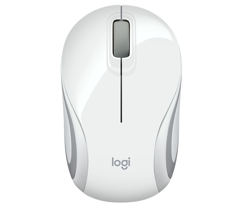 MOUSE LOGITECH, "M187", PC sau NB, wireless, 2.4GHz, optic, 1000 dpi, butoane/scroll 3/1, , alb, "910-002735" (timbru verde 0.18 lei)
