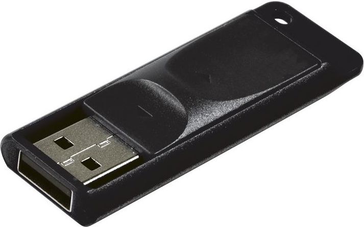 MEMORIE USB VERBATIM StoreNGo SLIDER 64GB USB 2.0, NEGRU "98698" (TIMBRU VERDE 0.03 LEI)
