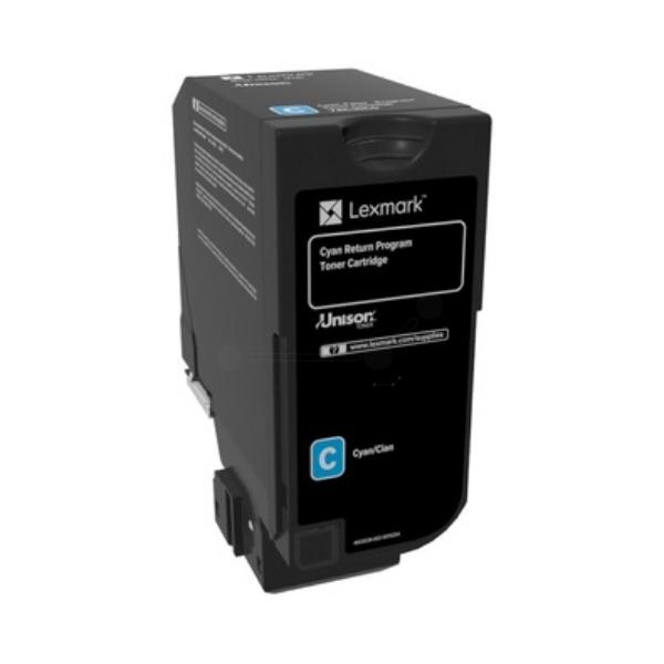Toner Original Lexmark Cyan, 74C2SCE, pentru CS720|CS725|CX725, 7K, (timbru verde 1.2 lei) , "74C2SCE"