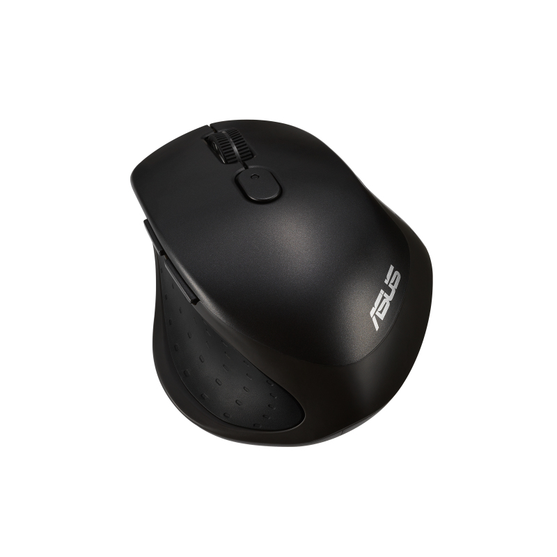 ASUS Optical Mouse MW203 Wireless + Bluetooth 2.4GHz 1000/1600/2400dpi silent ergonomical for right hand Black Damaged Box (P)"90XB06C0-BMU000-TUO" - imagine 2