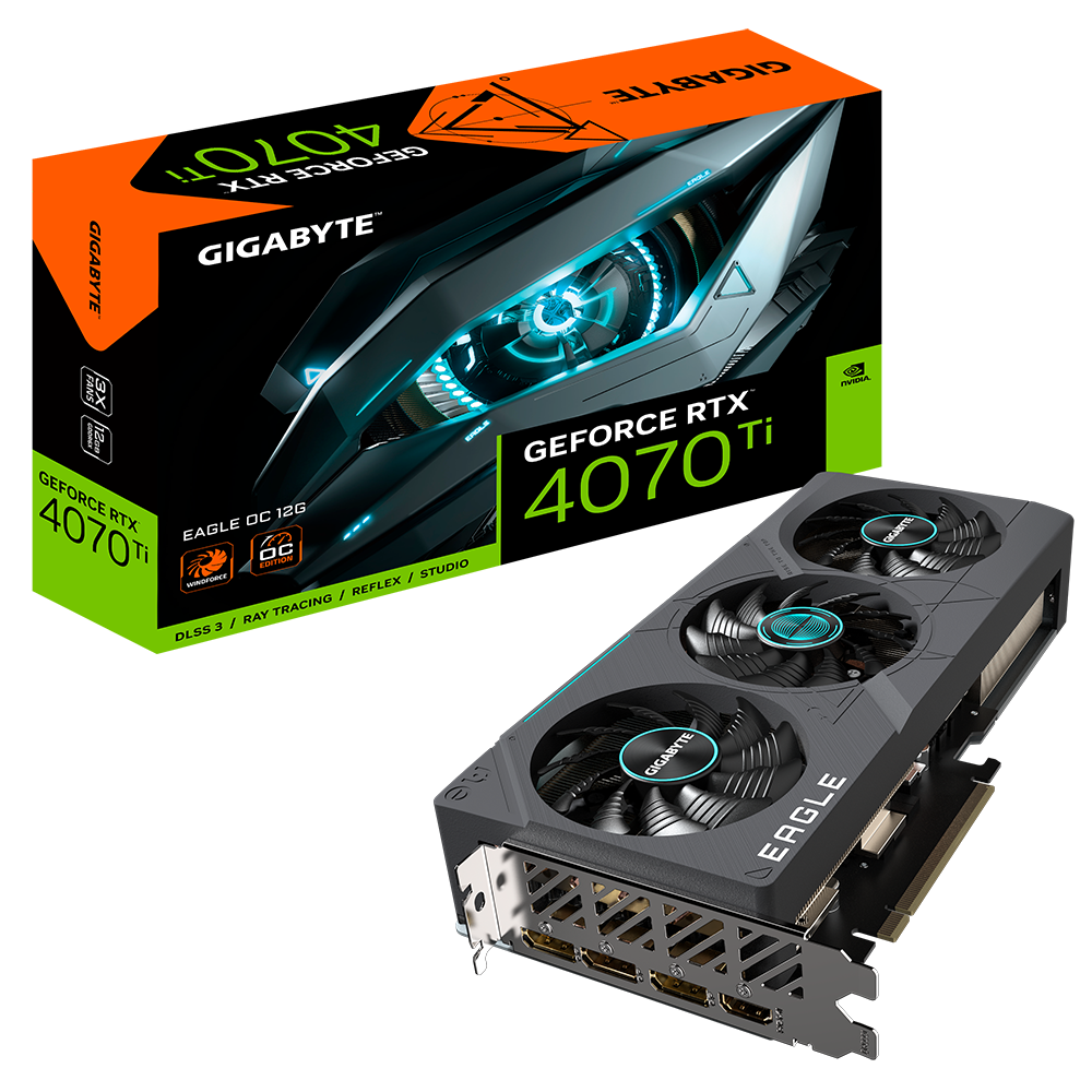 GB GEFORCE RTX 4070 TI EAGLE OC 12G REV2 "N407TEAGLE OC-12G2"