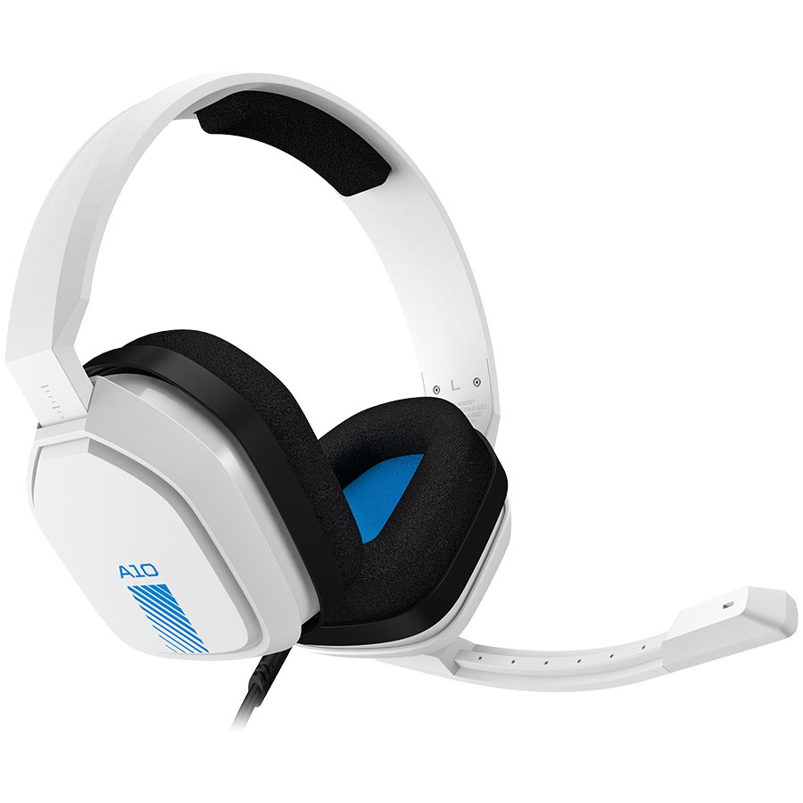 LOGITECH ASTRO A10 Wired Gaming Headset - PS - WHITE - 3.5 MM, "939-001847" (timbru verde 0.8 lei)