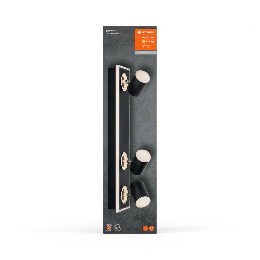 DECOR SPOT MARS 558MM 41W SEL BK LEDV "000004058075833838" (timbru verde 0.8 lei)