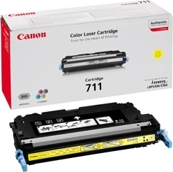 Toner Original Canon Yellow, CRG-711Y, pentru LBP-5300|LBP-5360|MF-9130|MF-9170|MF-9220|MF-9280, 6K, (timbru verde 1.2 lei) , "CR1657B002AA"