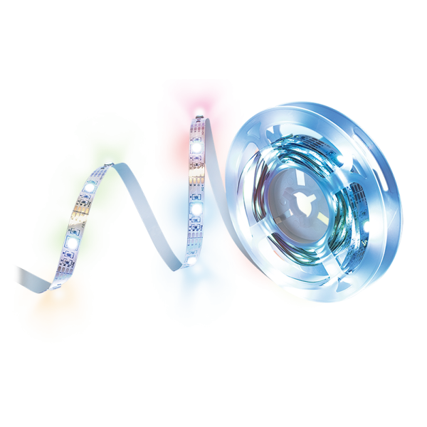 BANDA LUMINI LOGILINK, Wi-Fi Smart, autoadeziva, RGB, 90 x LED, 16 culori, 4 moduri, 570 lm, alimentare USB 5 V/1,2 A, 3m "LED007" (include TV 0.18lei)