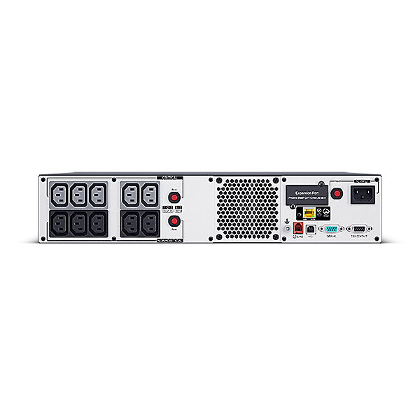 UPS CYBER POWER Line Int. cu sin. pura, cu management, Rack 2U, LCD, 1500VA/1500W, AVR, 10x IEC, baterie Litiu-Ion RB1260X4, incarcare pana la 4h, USB, RS232, slot SNMP, APFC, EPO, hot-swapp, GreenPower, "PRL1500ERT2UC" - imagine 4