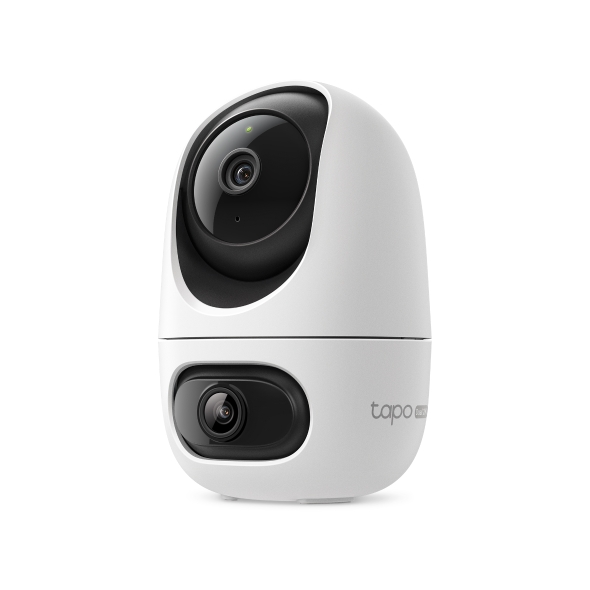 CAMERA IP TP-LINK, wireless, pan/tilt, dual lens, pt. interior, dist. IR 12 m, lentila wide-angle 122° FOV + lentila telephoto 6mm, 2K 3MP (dual lens), microfon + difuzor, plastic, slot SD card "Tapo C245D" (timbru verde0.8 lei)