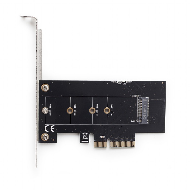 CARD adaptor GEMBIRD, PCI-Express la M.2 SSD, low profile, "PEX-M2-01"