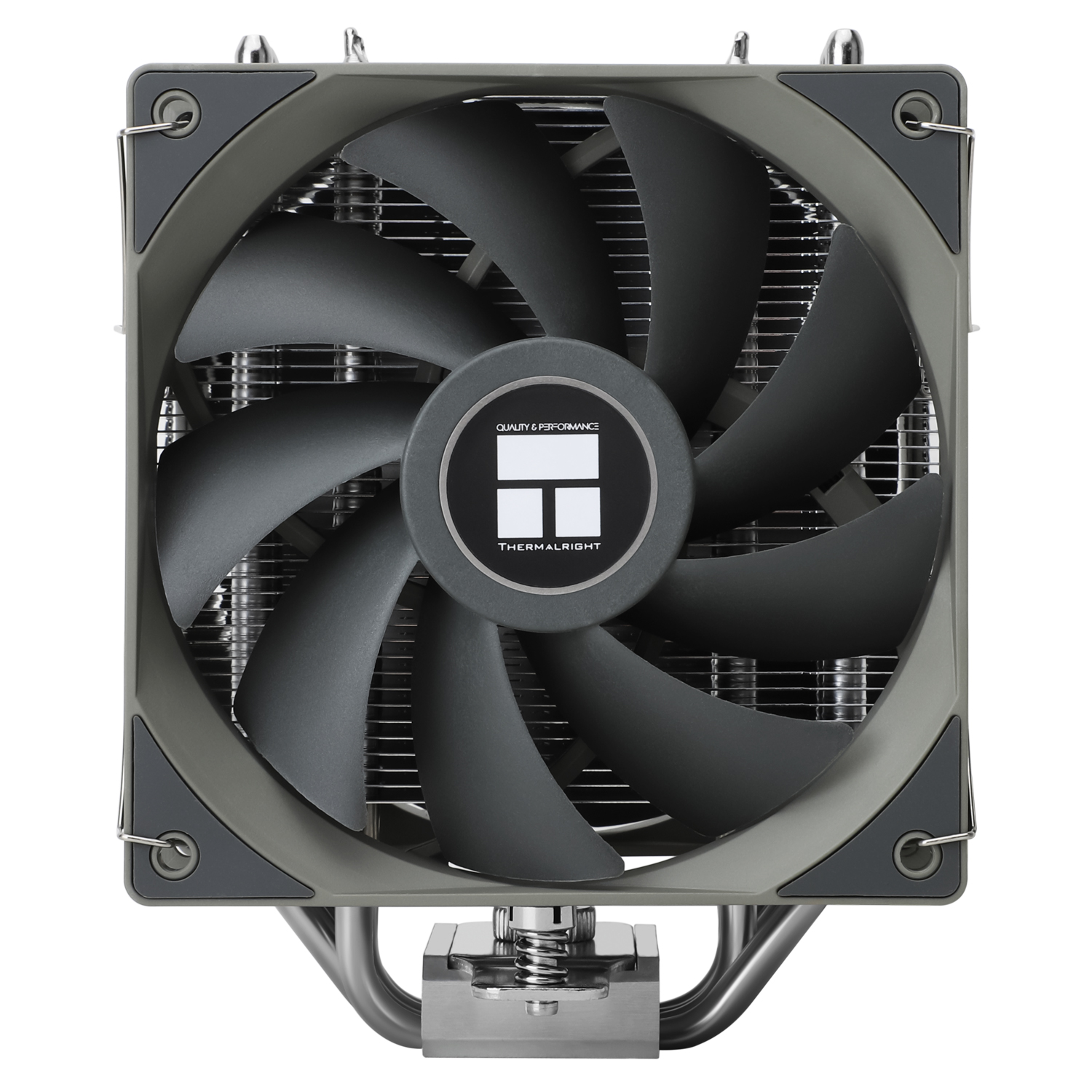 COOLER Thermalright "Assassin Spirit 120 Plus" skt. Intel si AMD, racire cu aer, vent. 2x120mm, 1500 rpm, 4 heatpipe, inaltime 154mm, fara LED, negru, argintiu,"Assassin Spirit 120 V2 PLUS" (timbru verde 0.8 lei)