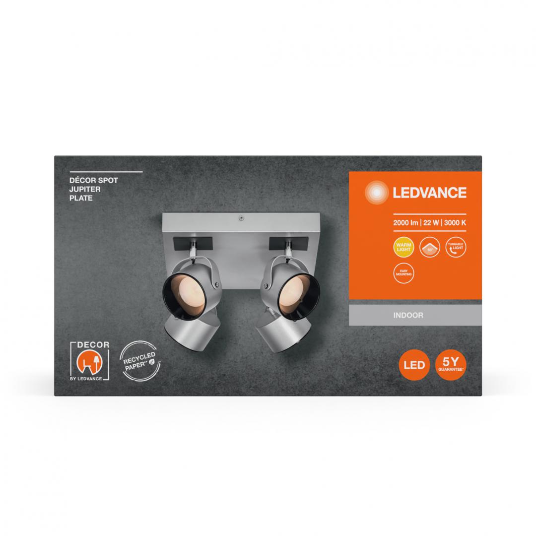 DECOR SPOT JUPITER 260X260 22W830SILEDV "000004058075828285" (timbru verde 0.8 lei)