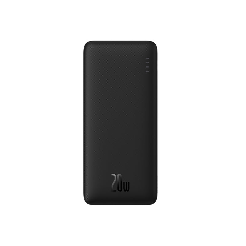 POWER BANK Baseus Airpow, 10000mAh, 20W, 1 x USB; 1 x USB Type-C, total 3A, negru, "PPQD090001" (timbru verde 0.98 lei) - 6932172626884