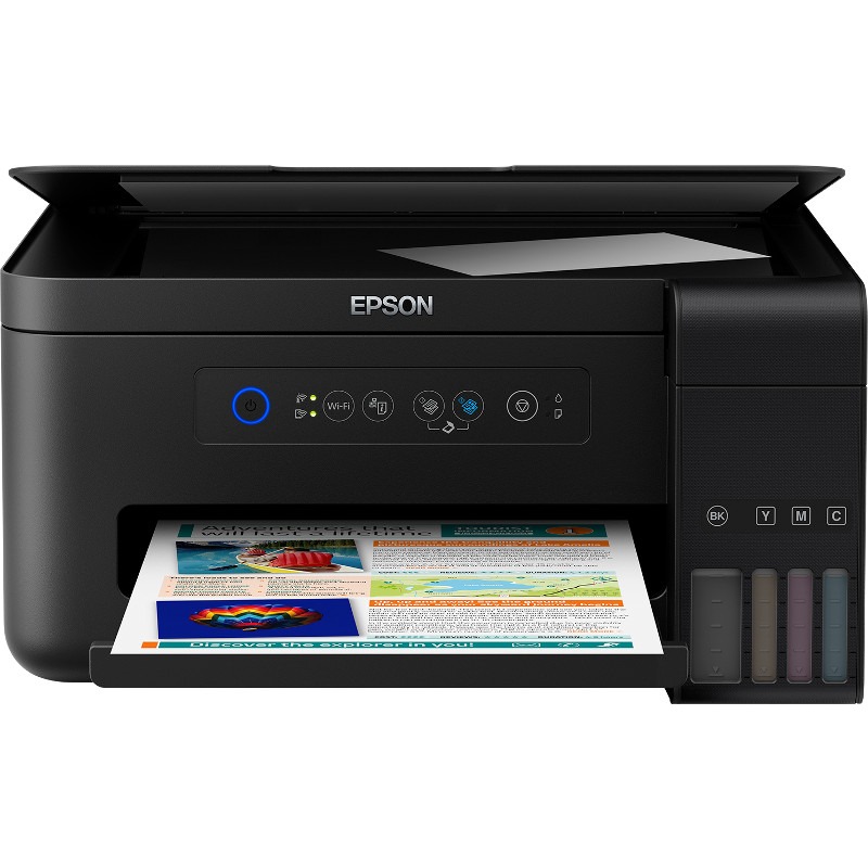 Multifunctional Inkjet CISS Color Epson L4150, A4, Functii:Impr|Scan|Cop,Vit Print Mono: 33 ppm,Vit print color: 15 ppm,Conectiv:USB|WiFi, Duplex:nu, ADF:Nu(Timbru Verde 21lei), "C11CG25401"