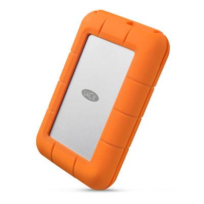 HDD extern LACIE 1 TB, Rugged mini, 2.5 inch, USB 3.0, portocaliu/ argintiu, "LAC301558" (timbru verde 0.8 lei)