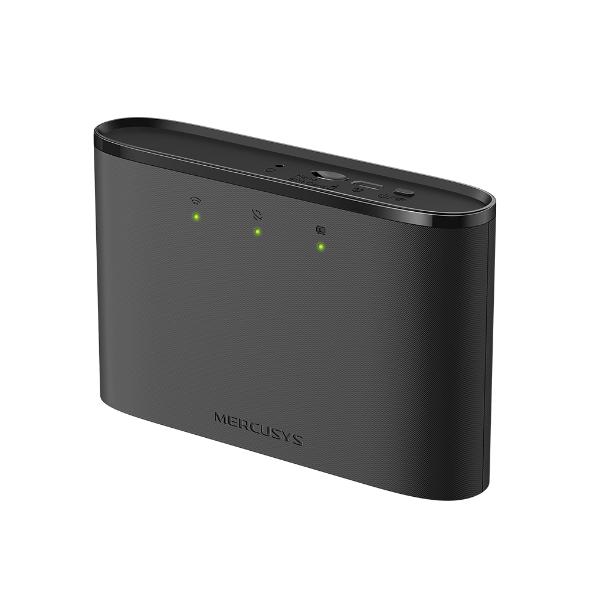 ROUTER Mercusys wireless. portabil, 4G Mobile Wi-Fi, 150Mbps, Internal LTE Modem, SIM card slot, rechargeable battery "MT110" (timbru verde 0.8 lei