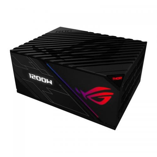 SURSA ASUS, 1200 W, "ROG THOR 1200" modulara, ATX 12V, fan 135 mmx1, 80 Plus Platinum, MB 20+4 pinx1, CPU 4+4 pinx2, PCI-E 6+2 pinx8, SATAx12, MOLEX 4-pinx5, "ROG-THOR-1200P" (timbru verde 2 lei)