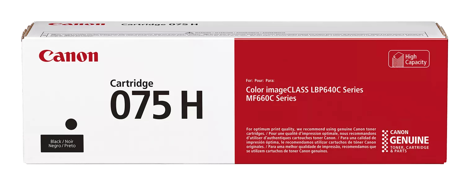 Toner Original Canon Black, CRG-075HBK, pentruLBP646|LBP647|MF664|MF667, 3.5K, (timbru verde 1.2 lei),"6369C002AA"