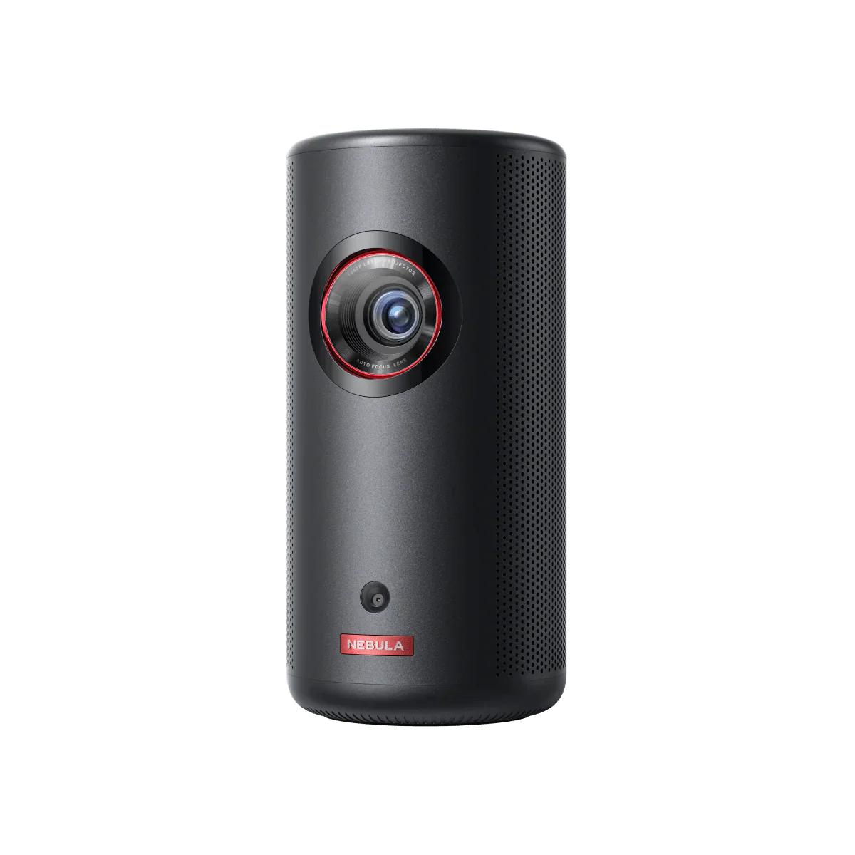 Proiector smart portabil Anker, Nebula Capsule 3 Laser, DLP, Full HD, 300 lm, acumulator 15.000 mAh, HDMI, USB-C, AUX,Wi-Fi, Bluetooth, negru, "D2426212" (timbru verde 0.18lei) - 0194644112257
