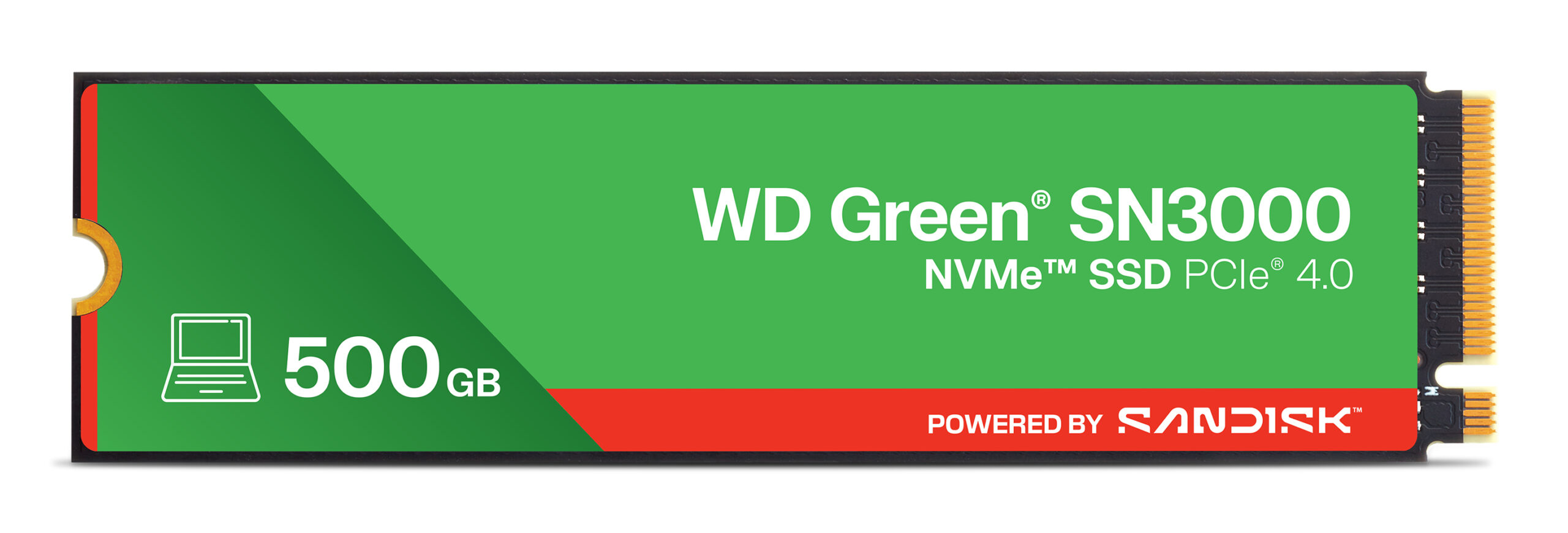 SSD PCIE G4 M.2 NVME 500GB/GREEN SN3000 WDS500G4G0E WDC "WDS500G4G0E"