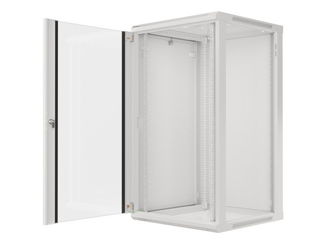 Dulap rack 19" perete 22U/ 600x600 gr V2 "WF01-6622-10S"
