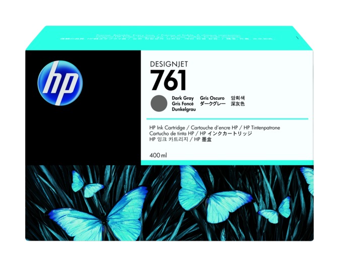 Cartus Cerneala Original HP Dark Grey, nr.761, pentru DesignJet T7100|T7200, , (timbru verde 0.15 lei), "CM996A"