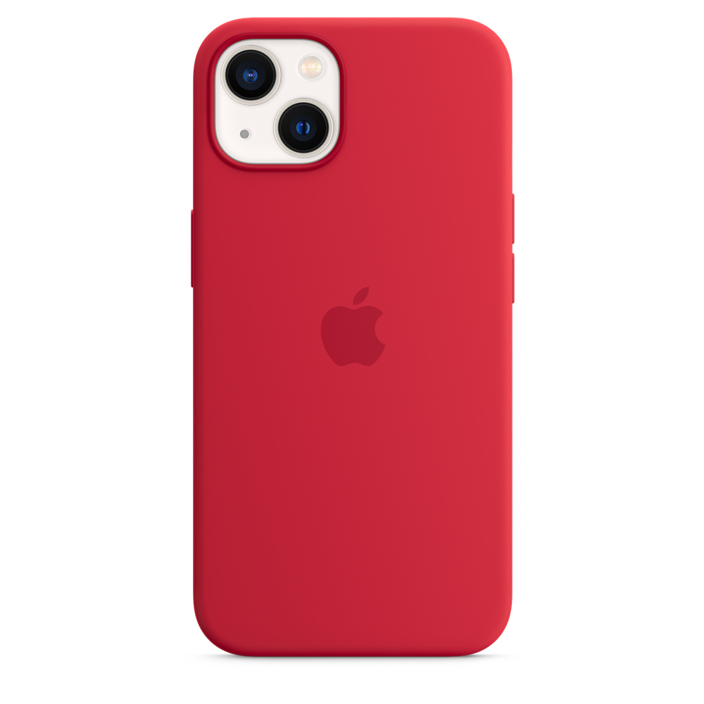 HUSA Smartphone Apple, pt iPhone 13, tip back cover (protectie spate) cu MagSafe, silicon, MagSafe, rosu, "mm2c3zm/a"