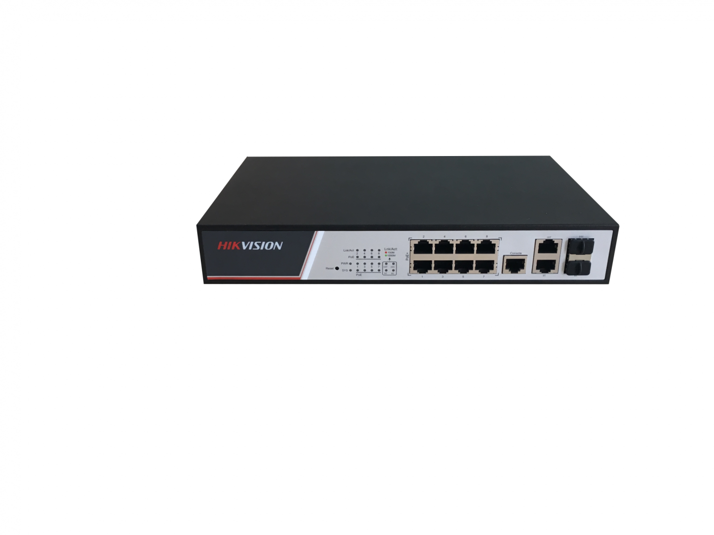 SWITCH 8 PORTURI POE FULL MANAGED "DS-3E2310P" (timbru verde 2 lei)