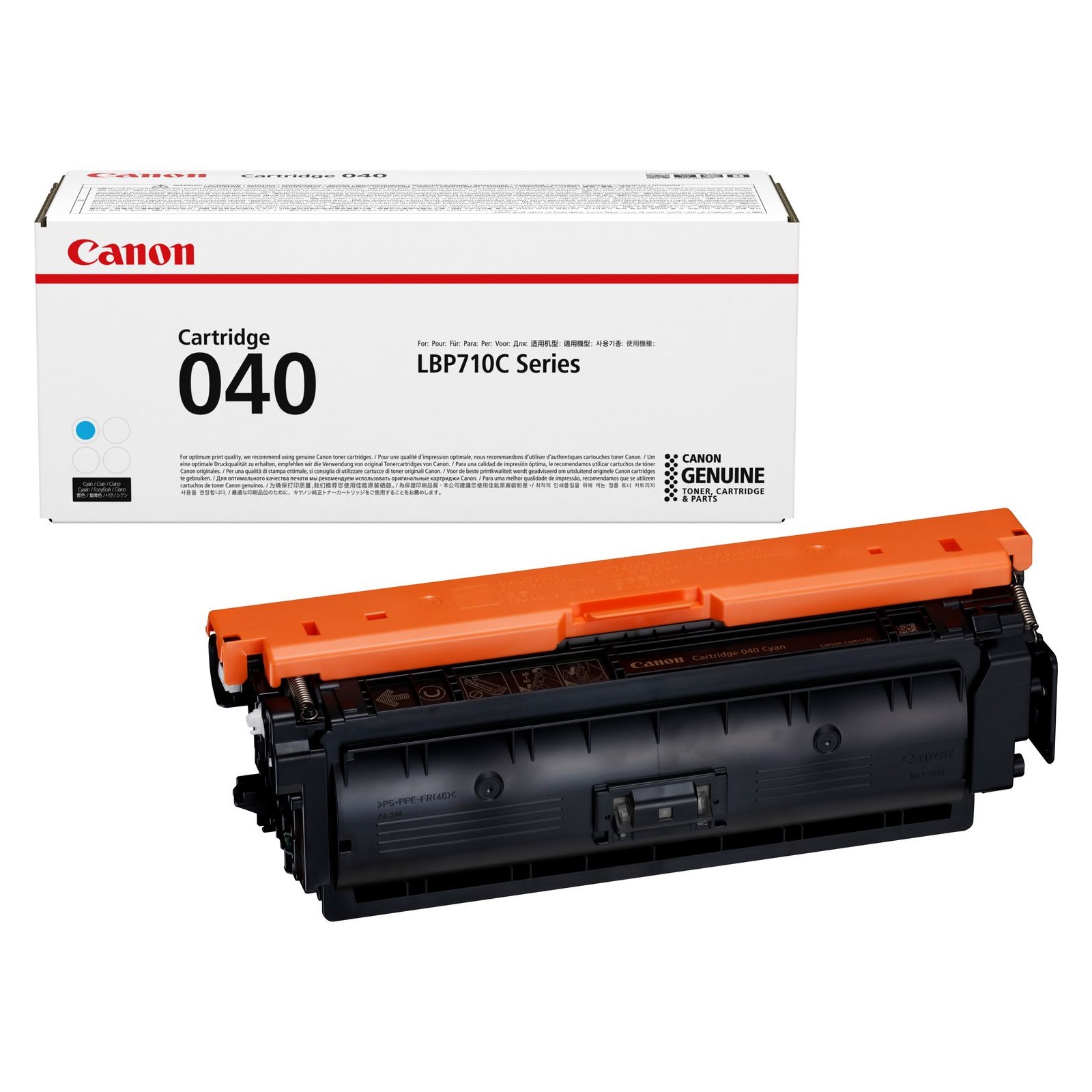 Toner Original Canon Cyan, CRG-040C, pentru I-Sensys LBP-710|LBP-712, 5.4K, (timbru verde 1.2 lei) , "CR0458C001AA"