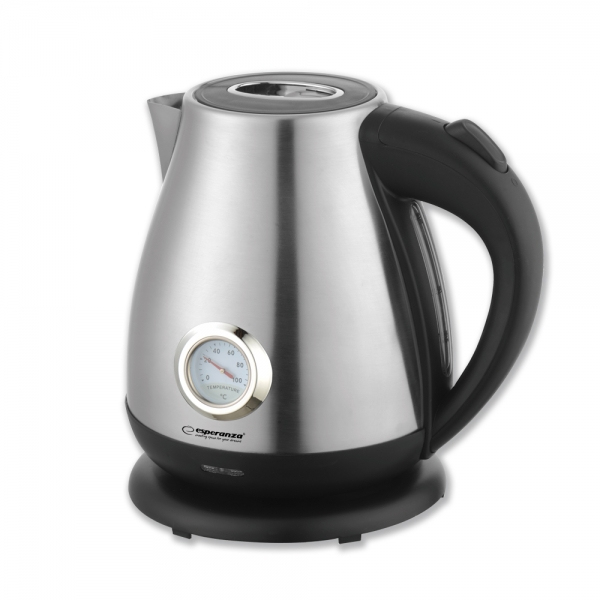 Fierbator electric Esperanza Thames EKK029 cu termometru 2200W 1.7lInox "EKK029" (timbru verde 0.8 lei)