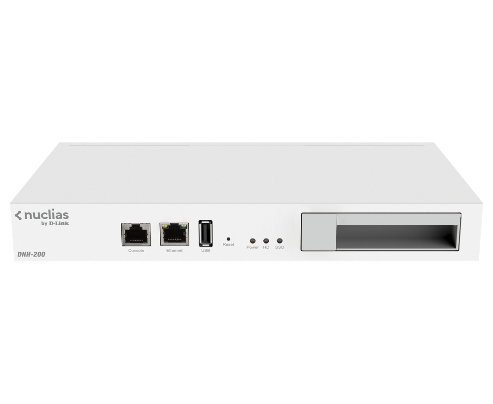 CONTROLER wireless D-LINK Nuclias cu NVR, gestioneaza pana la 50 AP si 20 camere D-Link "DNH-200" (timbru verde 0.8 lei)