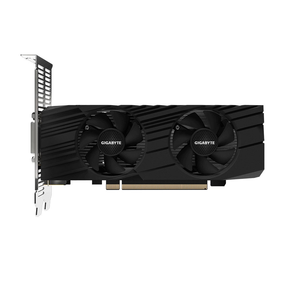 GIGABYTE GeForce GTX 1650 D6 OC Low Profile 4GB GDDR6 VGA PCI Express 3.0 x16 DS STOCK REFURBISHED (P)"TPN - GV-N1656OC-4GL" - imagine 4
