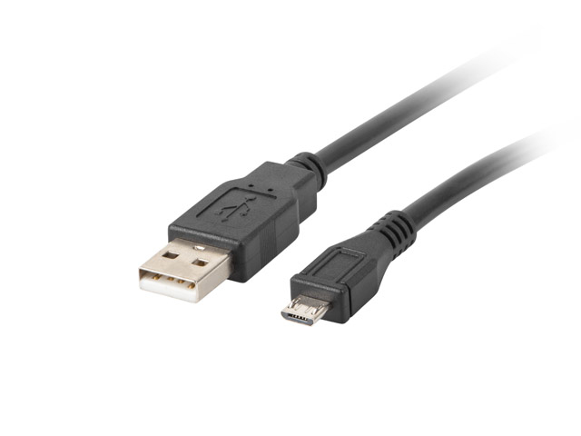 Cablu USB Micro(M) USB-A 2.0 1 m ng "CA-USBM-10CC-0010-BK" (timbru verde 0.08 lei)
