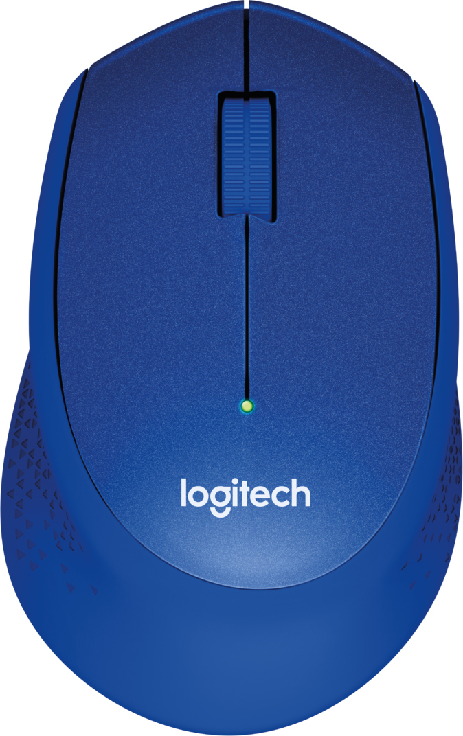 MOUSE LOGITECH, "M330 Silent", PC sau NB, wireless, 2.4GHz, optic, 1000 dpi, butoane/scroll 3/1, , albastru, "910-004910" (timbru verde 0.18 lei)